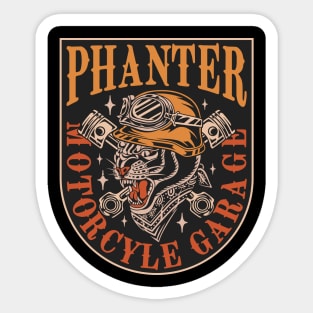 Motorcycle Garage Sticker